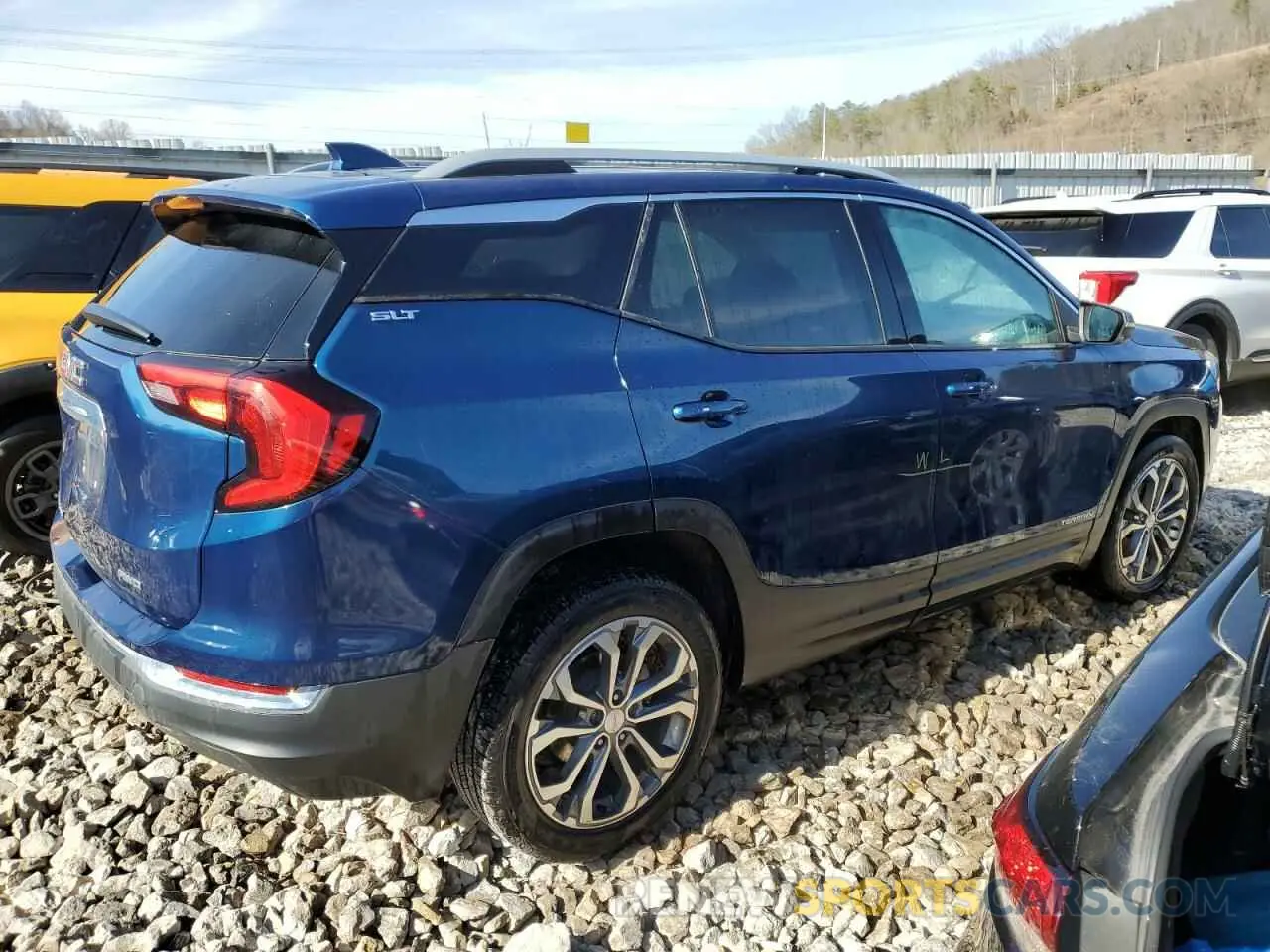 3 fotografías del automóvil dañado 3GKALVEV8ML315512 GMC TERRAIN 2021