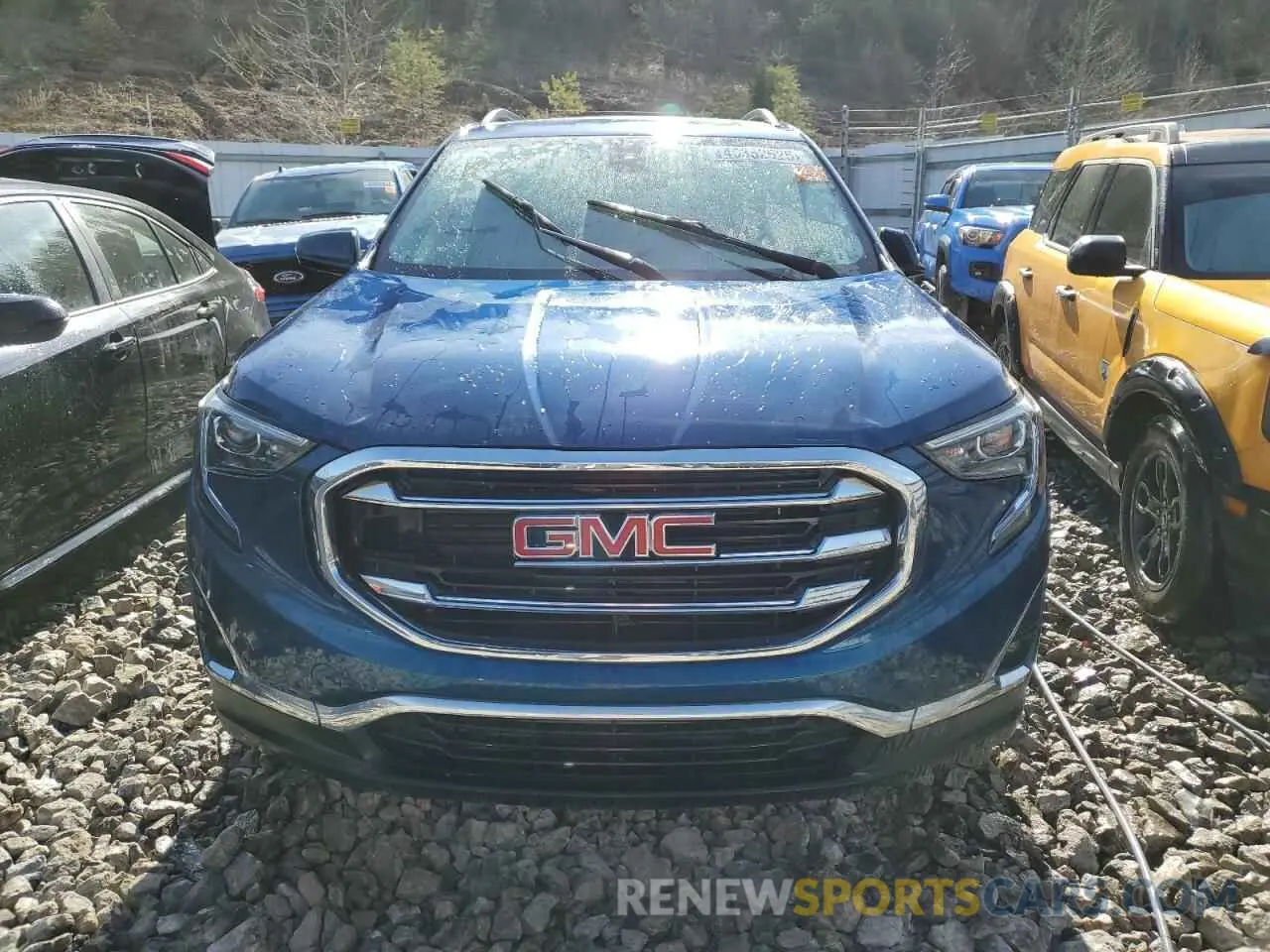 5 fotografías del automóvil dañado 3GKALVEV8ML315512 GMC TERRAIN 2021