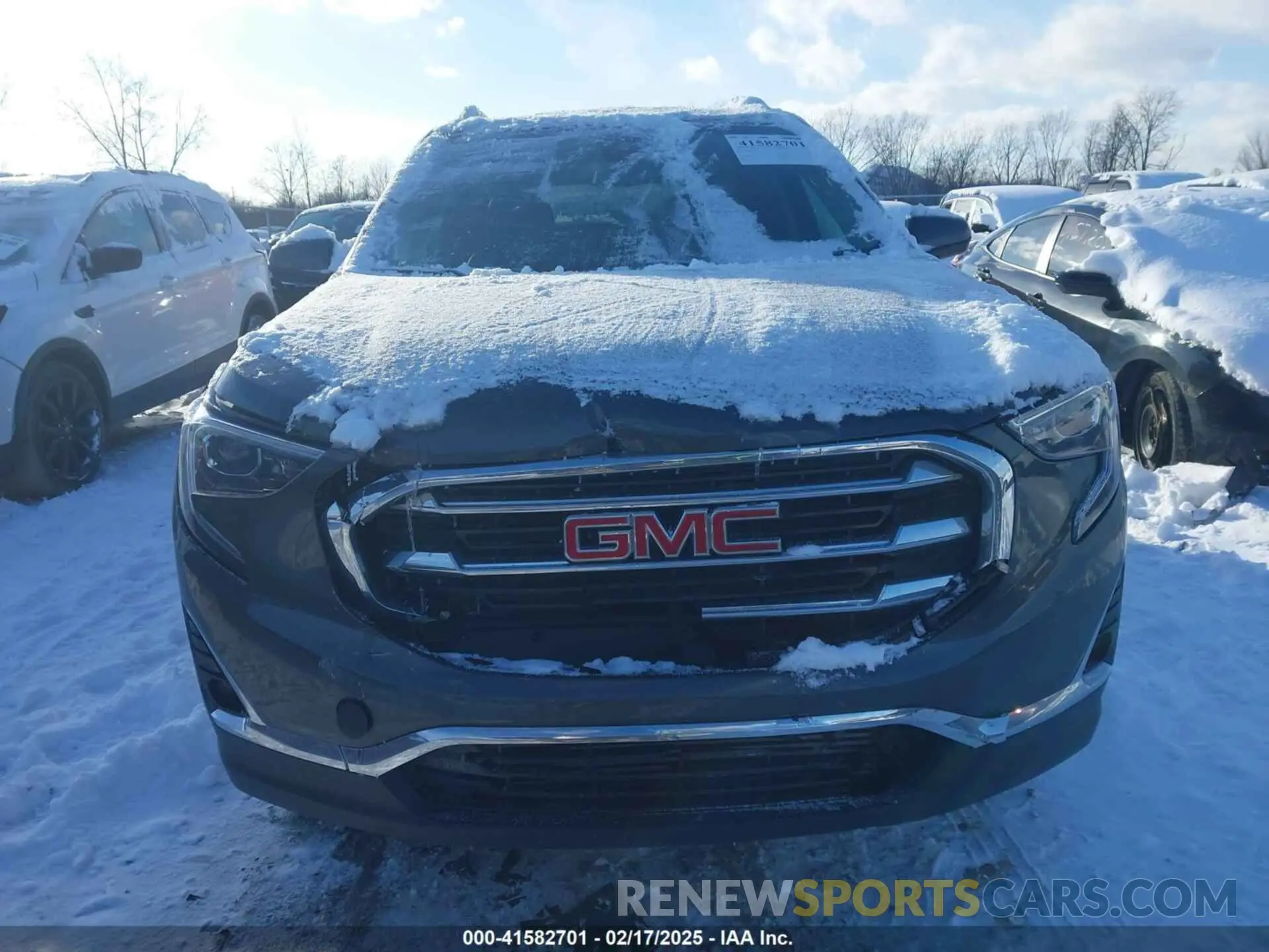 12 fotografías del automóvil dañado 3GKALVEV8ML374592 GMC TERRAIN 2021