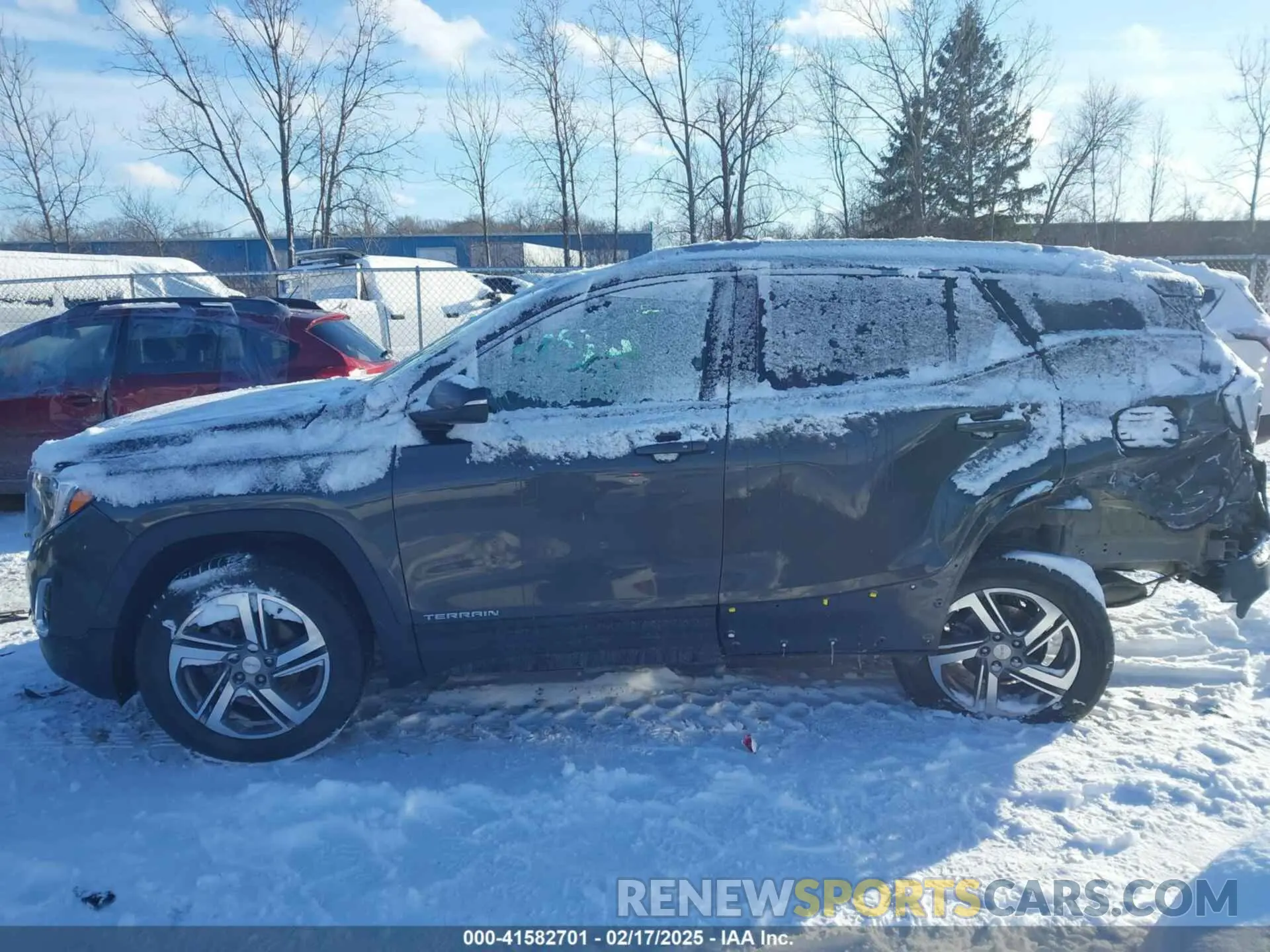 14 fotografías del automóvil dañado 3GKALVEV8ML374592 GMC TERRAIN 2021