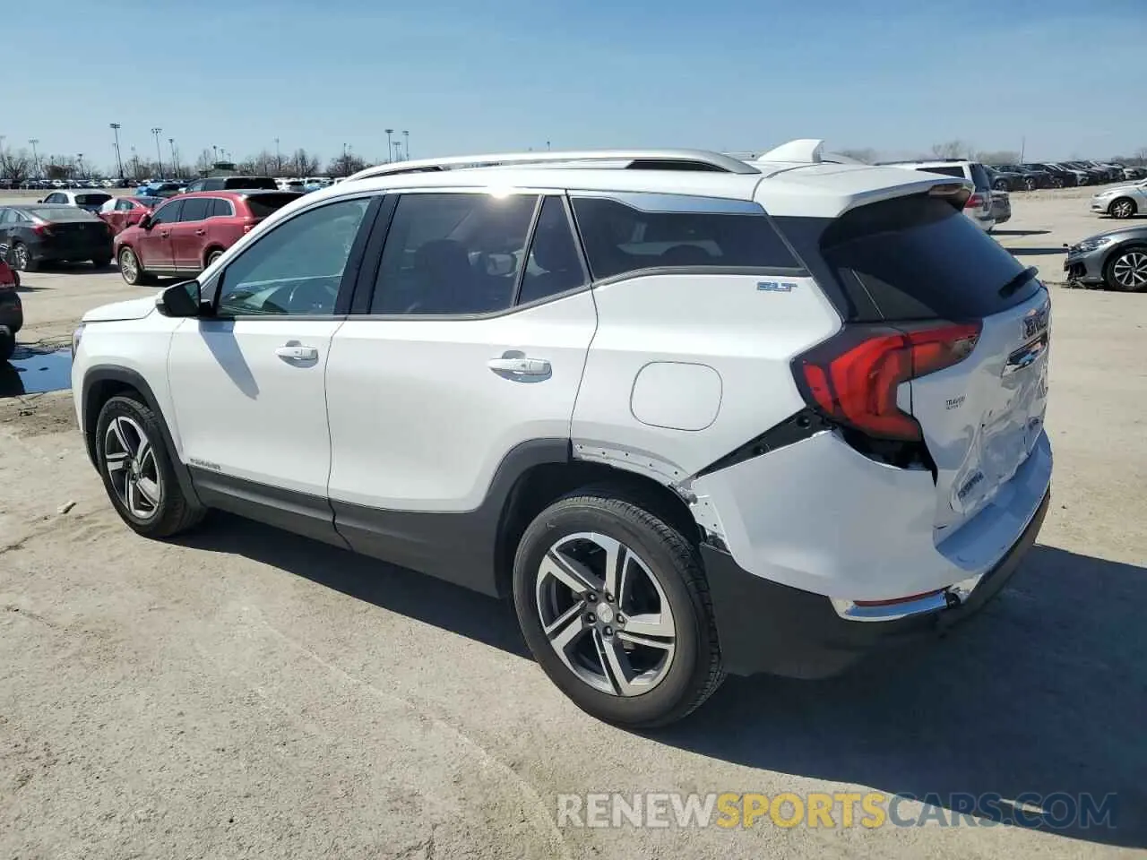 2 fotografías del automóvil dañado 3GKALVEV9ML313915 GMC TERRAIN 2021