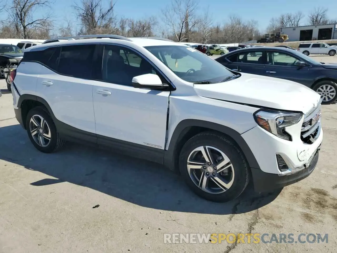 4 fotografías del automóvil dañado 3GKALVEV9ML313915 GMC TERRAIN 2021