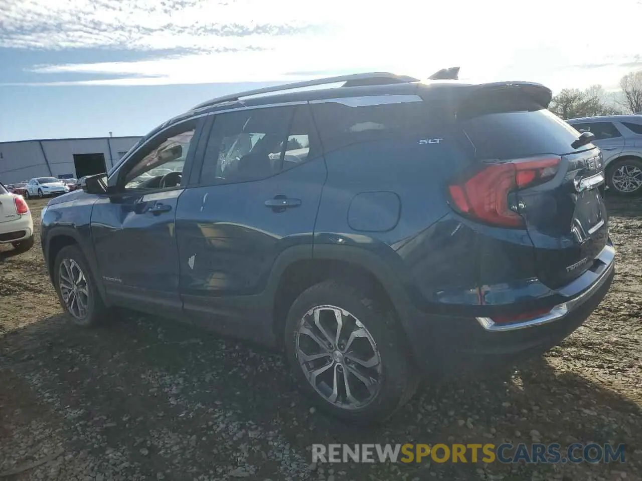 2 fotografías del automóvil dañado 3GKALVEV9ML323604 GMC TERRAIN 2021