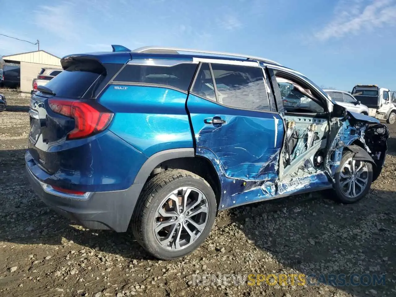 3 fotografías del automóvil dañado 3GKALVEV9ML323604 GMC TERRAIN 2021