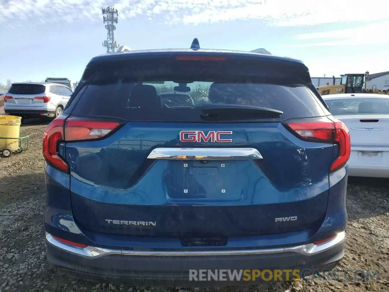 6 fotografías del automóvil dañado 3GKALVEV9ML323604 GMC TERRAIN 2021