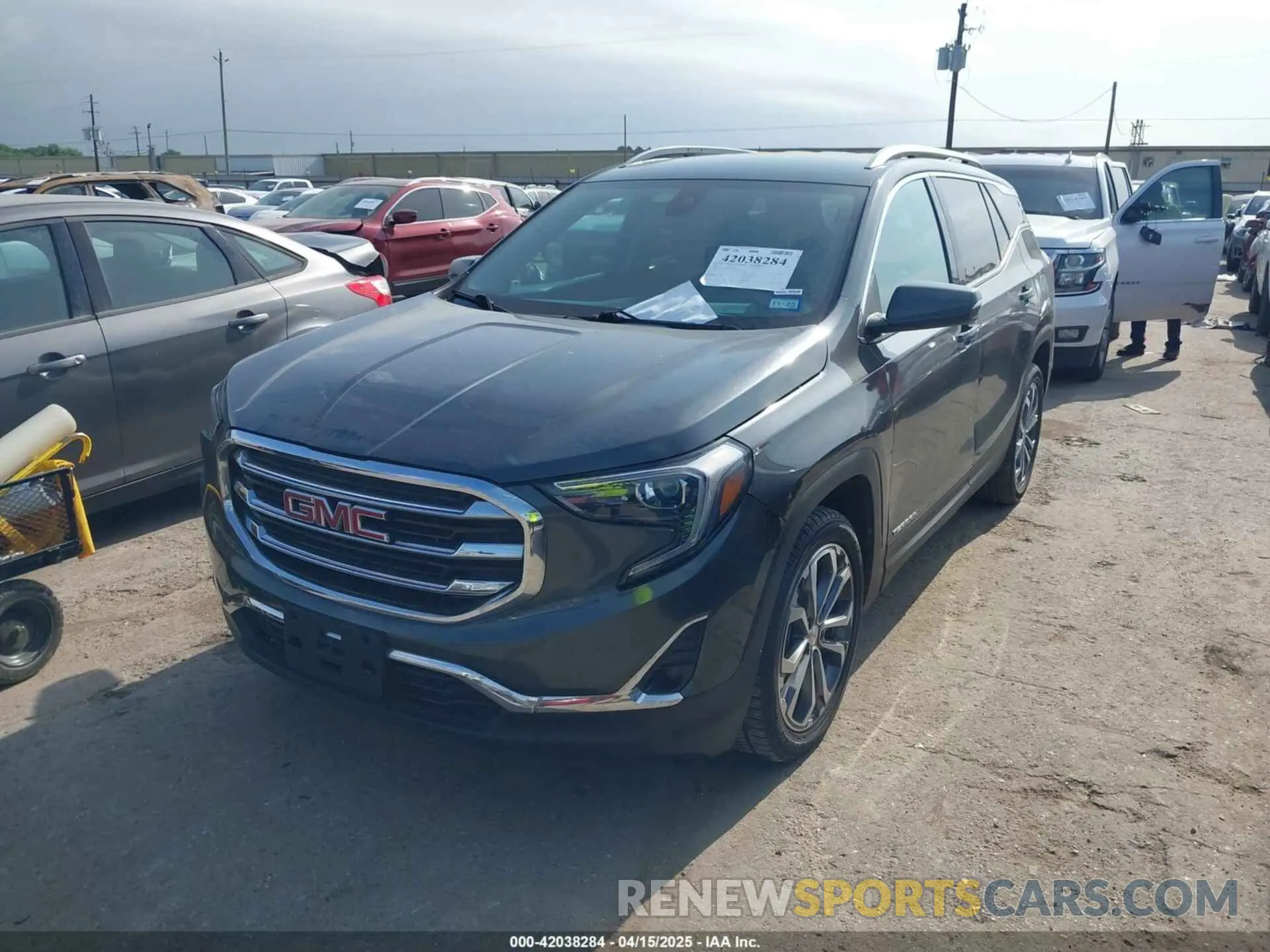 2 fotografías del automóvil dañado 3GKALVEV9ML327653 GMC TERRAIN 2021