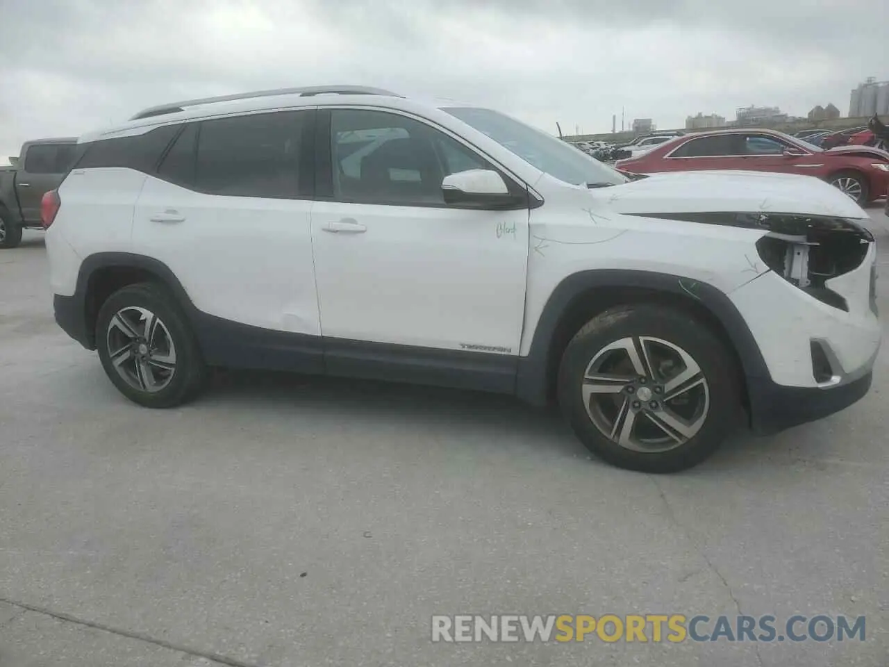 4 fotografías del automóvil dañado 3GKALVEV9ML333968 GMC TERRAIN 2021