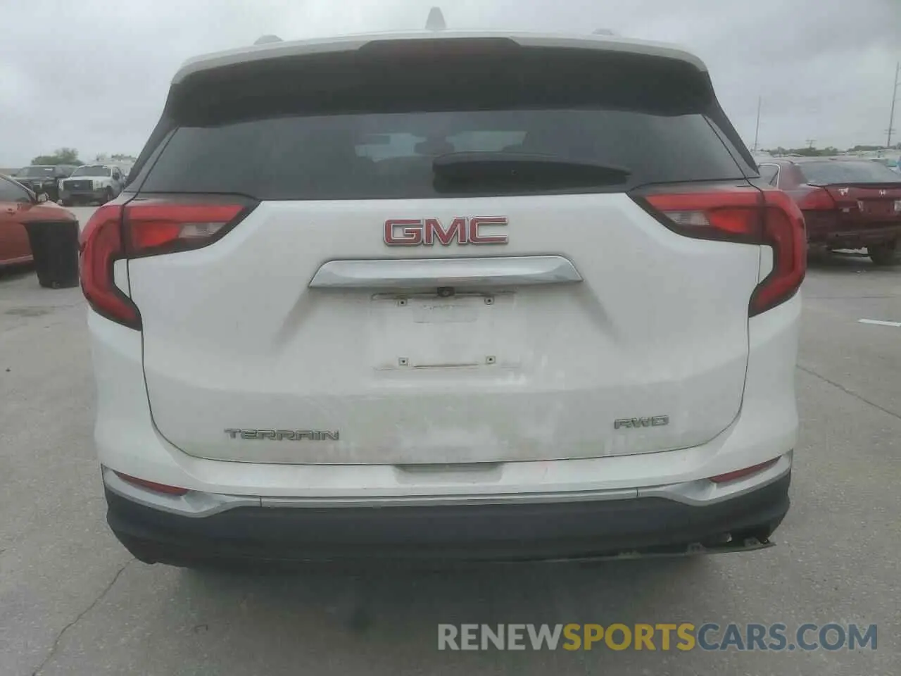 6 fotografías del automóvil dañado 3GKALVEV9ML333968 GMC TERRAIN 2021