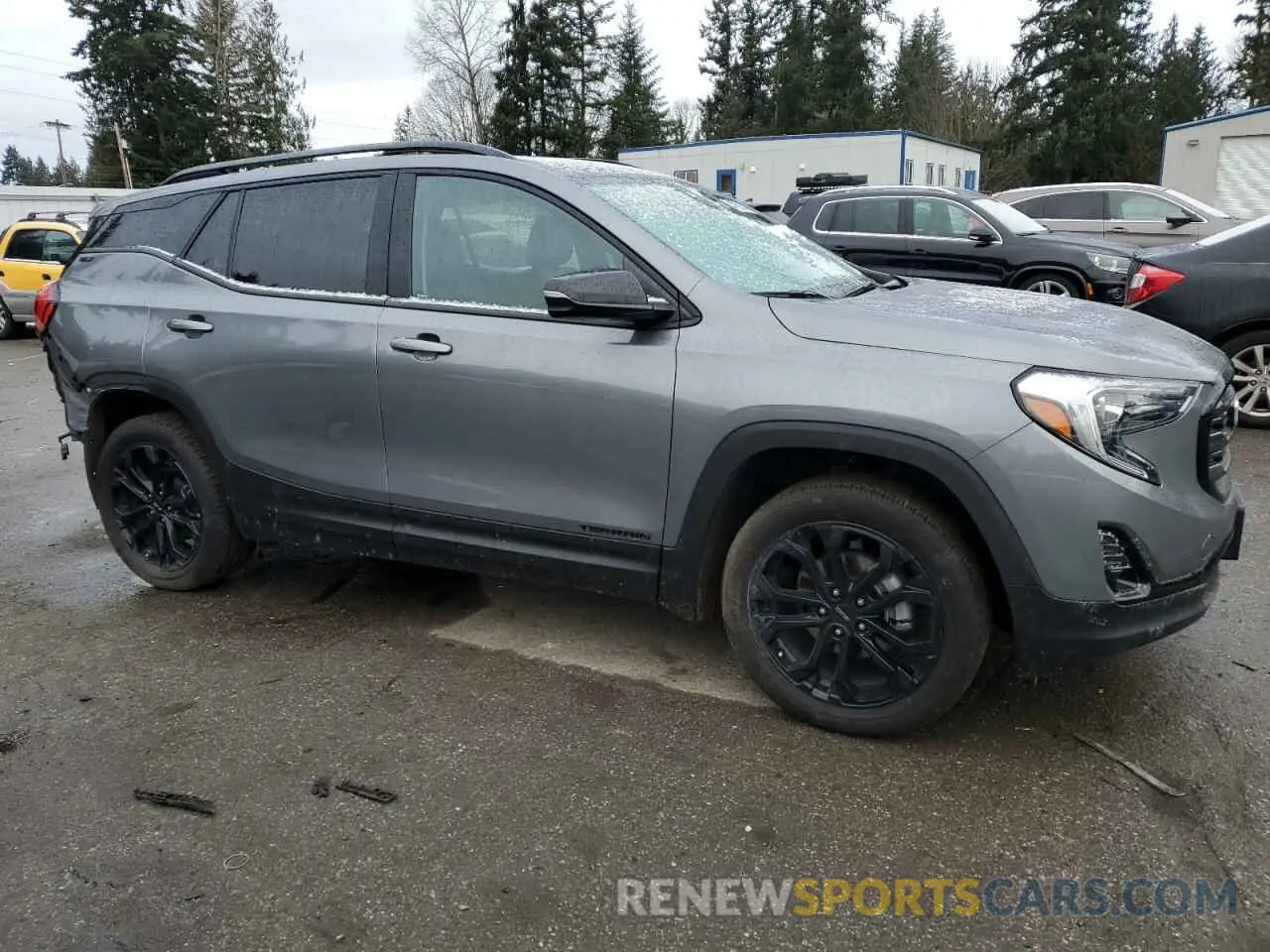 4 fotografías del automóvil dañado 3GKALVEV9ML363844 GMC TERRAIN 2021