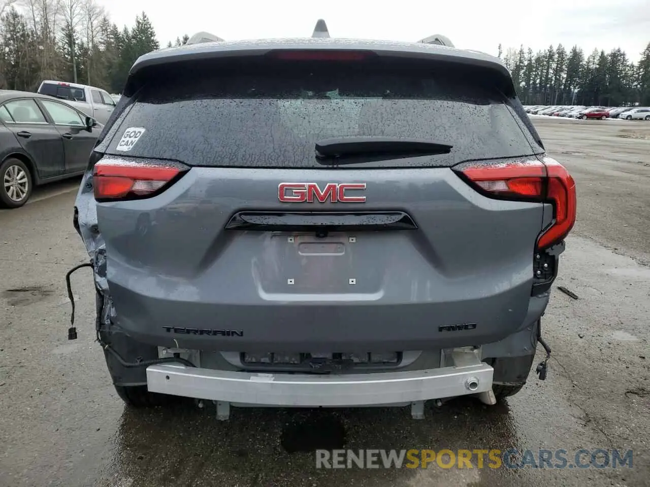 6 fotografías del automóvil dañado 3GKALVEV9ML363844 GMC TERRAIN 2021