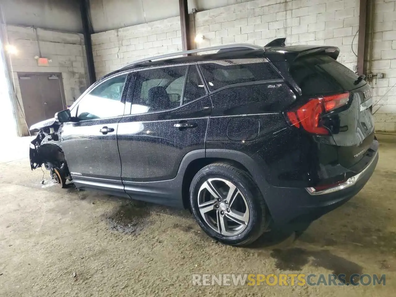 2 fotografías del automóvil dañado 3GKALVEV9ML382572 GMC TERRAIN 2021