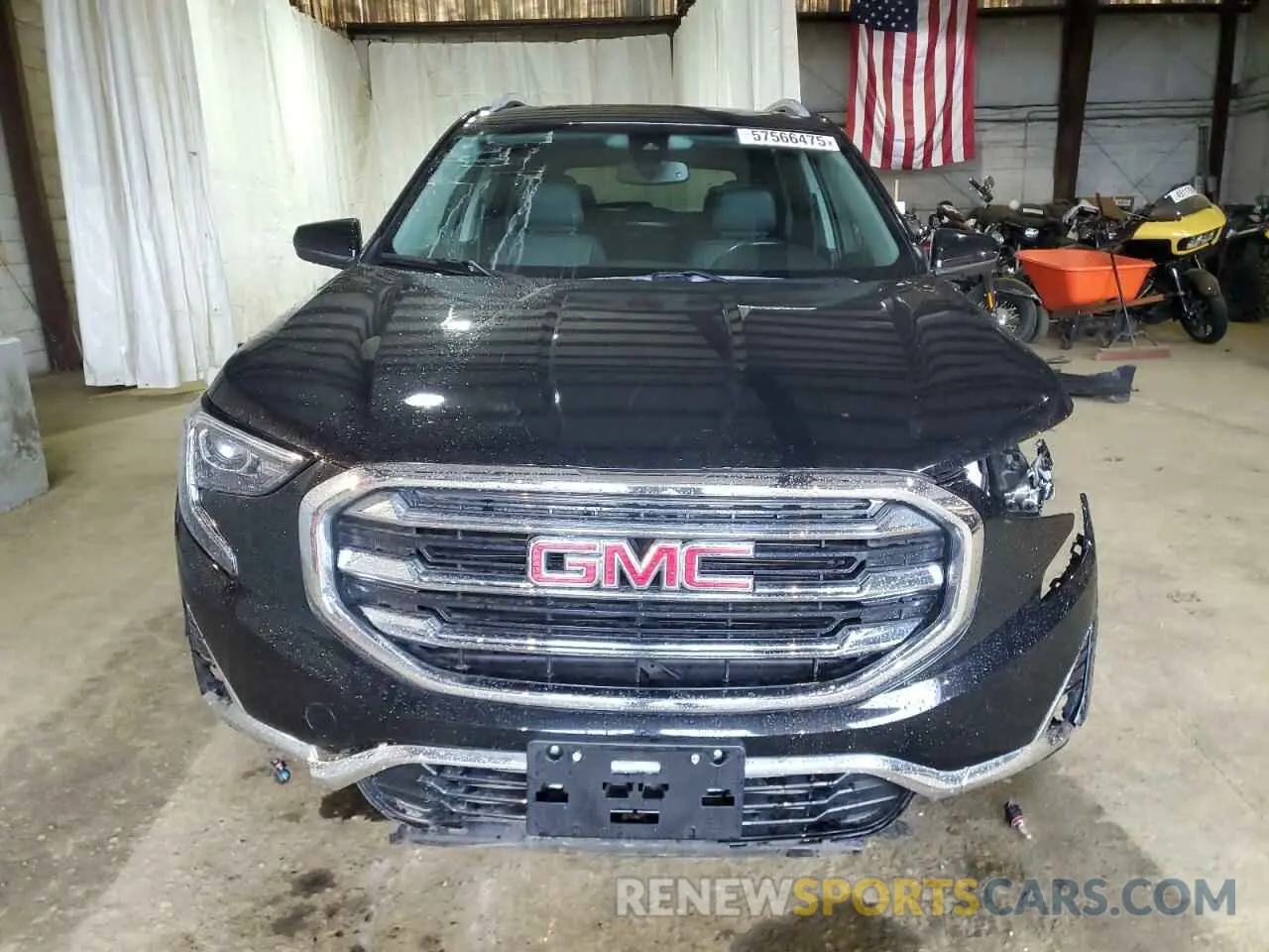 5 fotografías del automóvil dañado 3GKALVEV9ML382572 GMC TERRAIN 2021