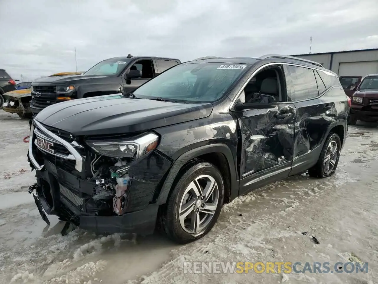 1 fotografías del automóvil dañado 3GKALVEV9ML396939 GMC TERRAIN 2021