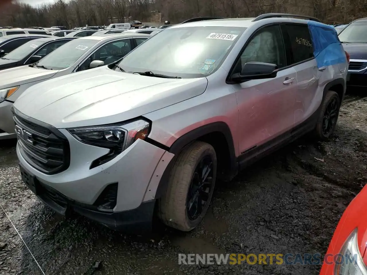 1 fotografías del automóvil dañado 3GKALVEVXML356823 GMC TERRAIN 2021