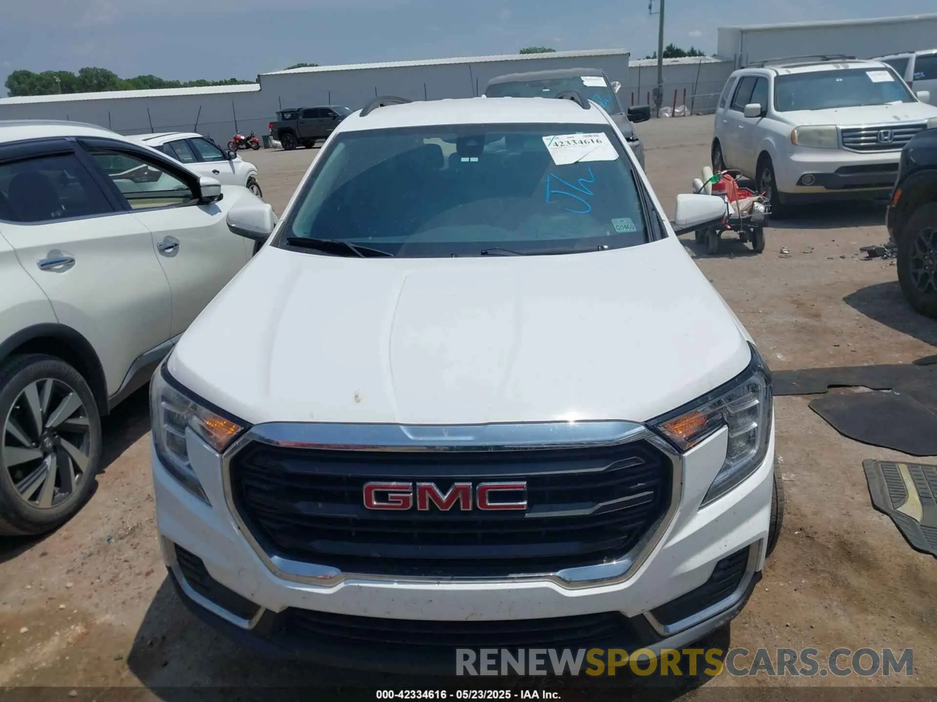 13 fotografías del automóvil dañado 3GKALMEV1NL138927 GMC TERRAIN 2022