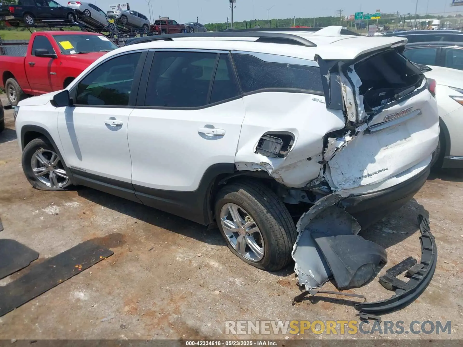 3 fotografías del automóvil dañado 3GKALMEV1NL138927 GMC TERRAIN 2022