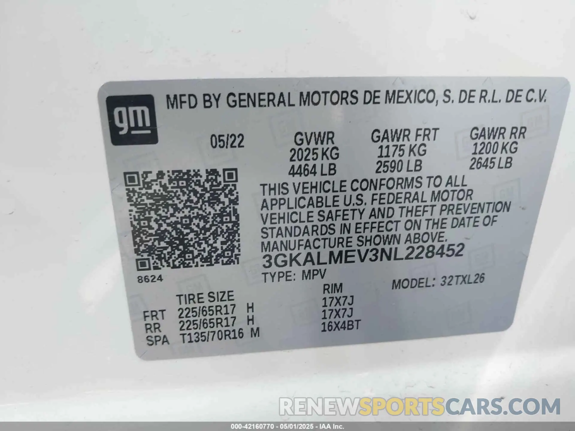 9 fotografías del automóvil dañado 3GKALMEV3NL228452 GMC TERRAIN 2022