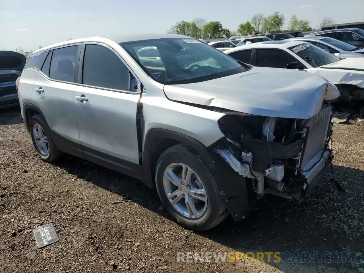 4 fotografías del automóvil dañado 3GKALMEV4NL112208 GMC TERRAIN 2022