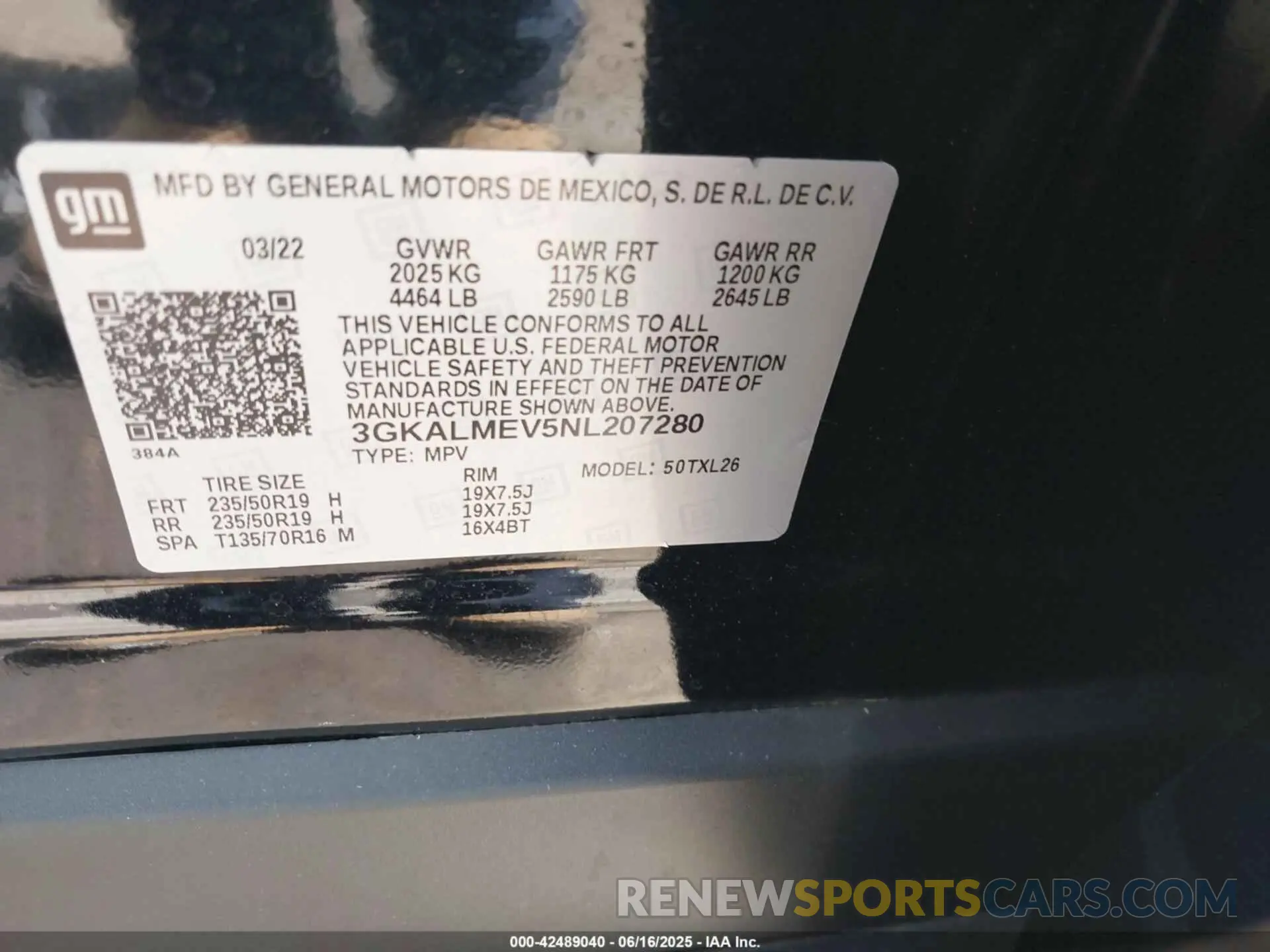 9 fotografías del automóvil dañado 3GKALMEV5NL207280 GMC TERRAIN 2022