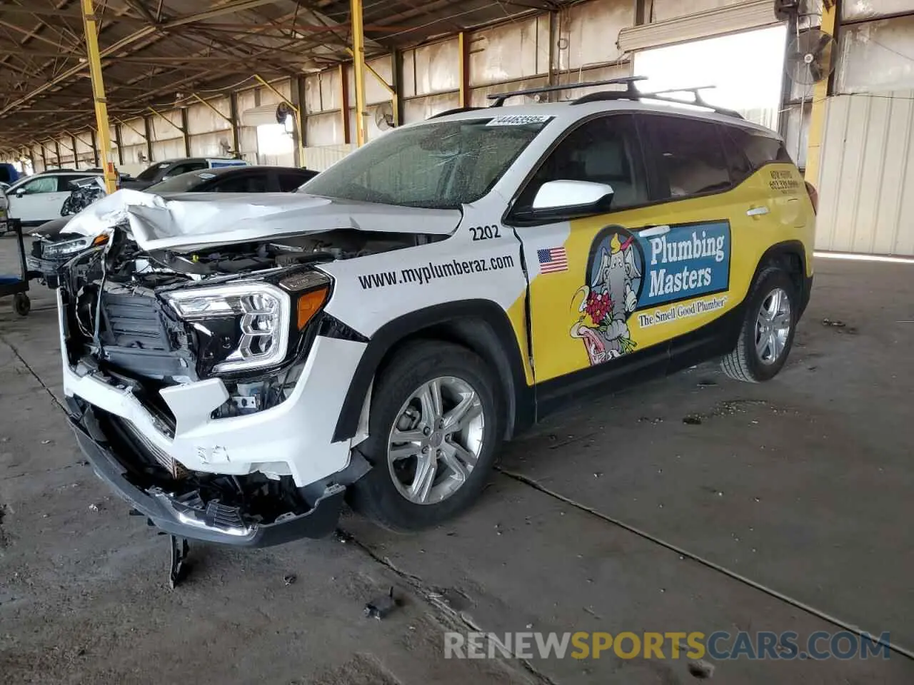 1 fotografías del automóvil dañado 3GKALMEV5NL297966 GMC TERRAIN 2022