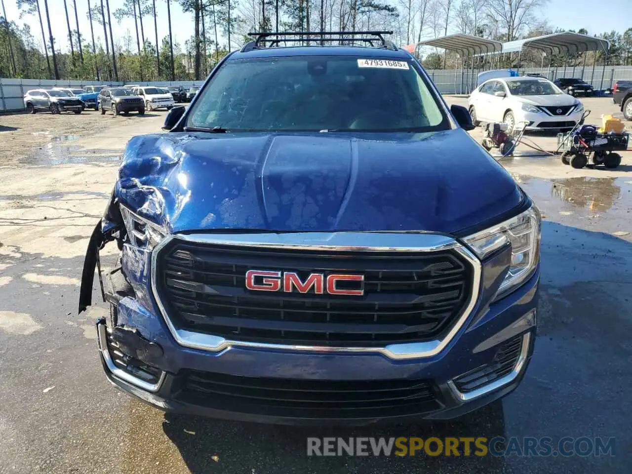 5 fotografías del automóvil dañado 3GKALMEV6NL139426 GMC TERRAIN 2022