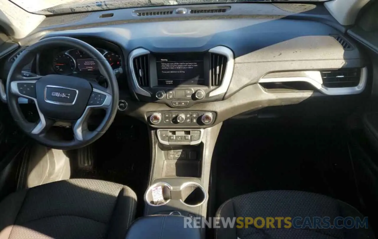 8 fotografías del automóvil dañado 3GKALMEV6NL139426 GMC TERRAIN 2022