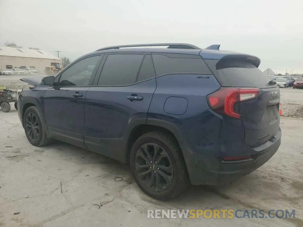 2 fotografías del automóvil dañado 3GKALMEV6NL177075 GMC TERRAIN 2022