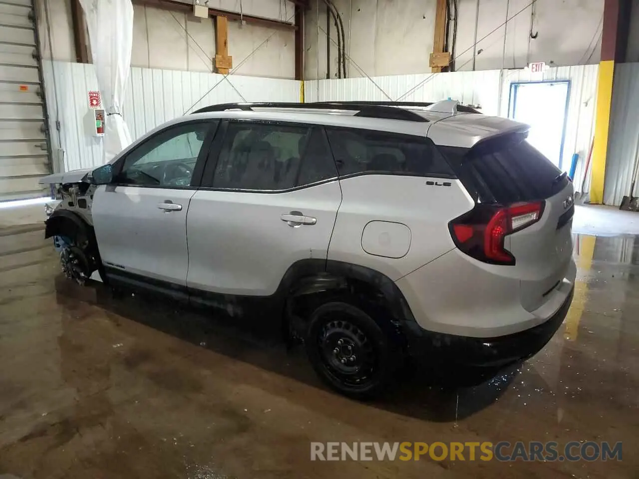 2 fotografías del automóvil dañado 3GKALMEV6NL201925 GMC TERRAIN 2022