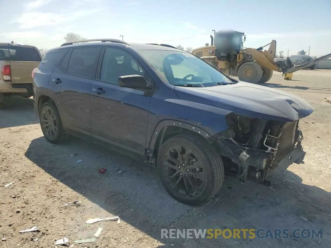 4 fotografías del automóvil dañado 3GKALMEV6NL282151 GMC TERRAIN 2022