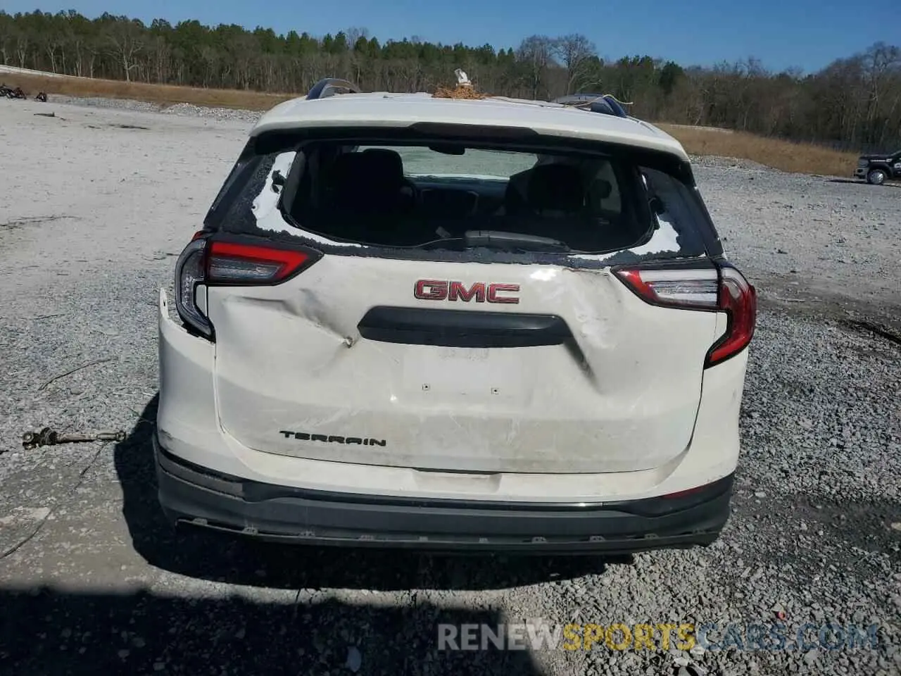 6 fotografías del automóvil dañado 3GKALMEV7NL233993 GMC TERRAIN 2022