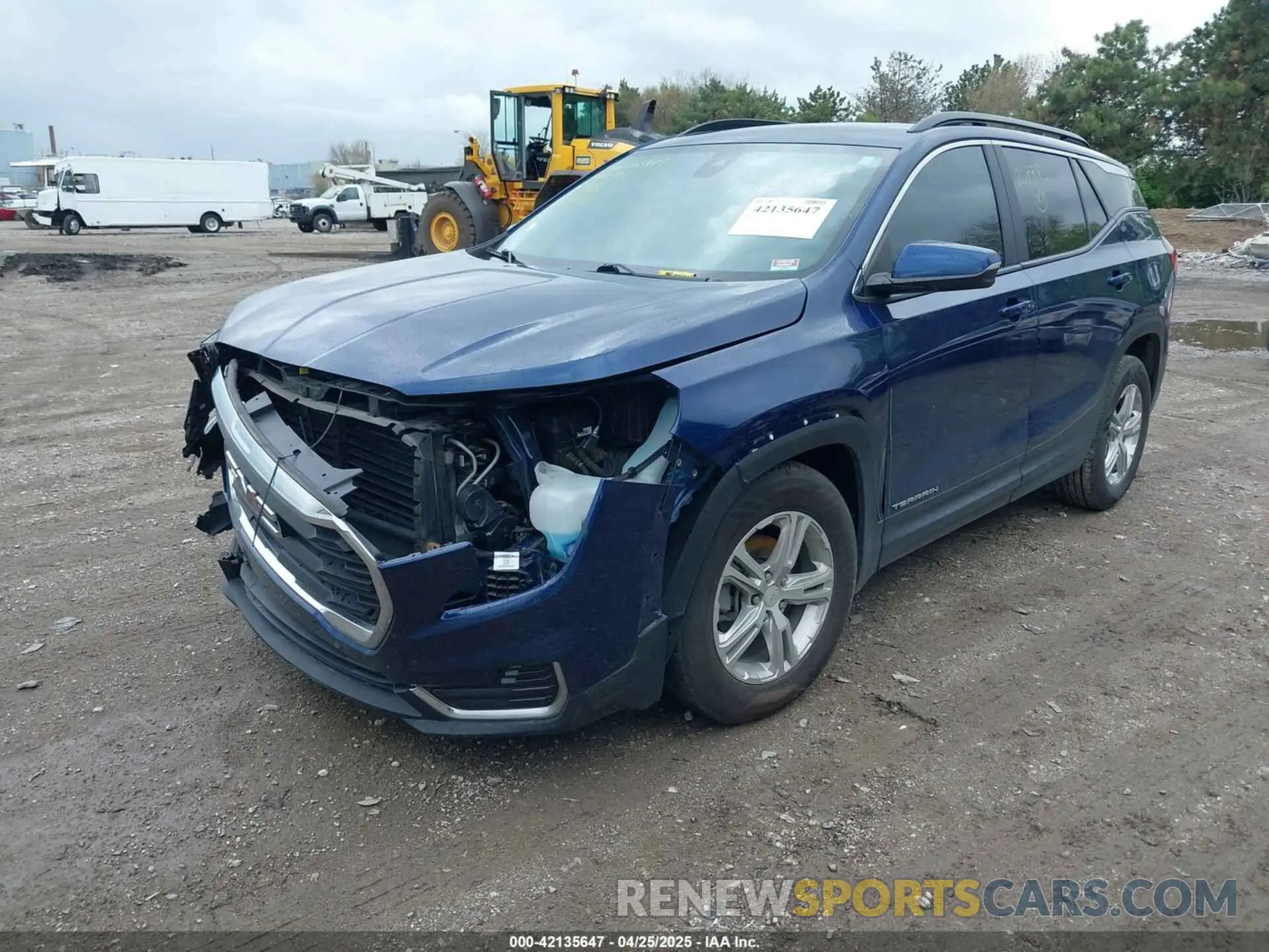 2 fotografías del automóvil dañado 3GKALMEVXNL207775 GMC TERRAIN 2022
