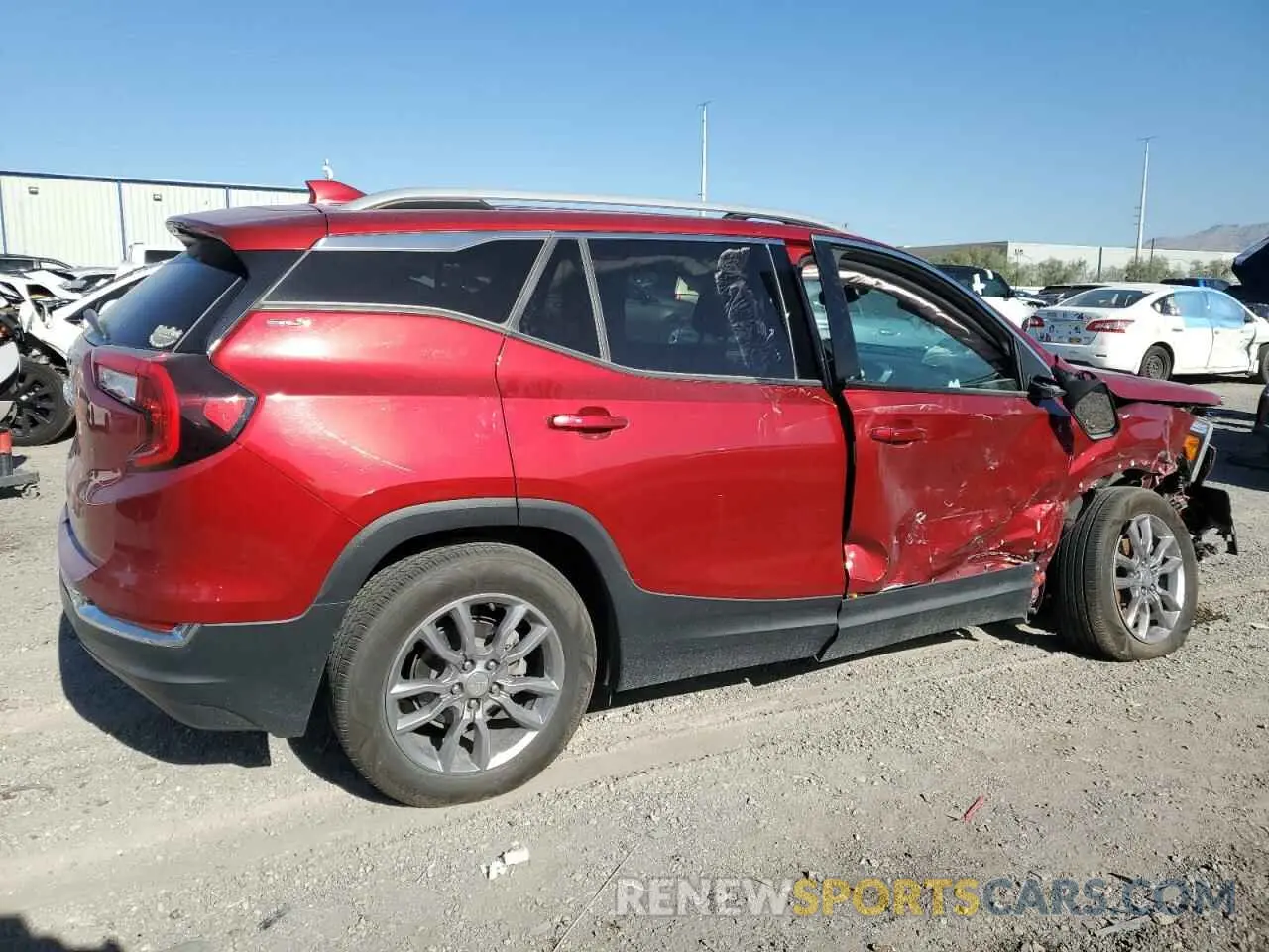 3 fotografías del automóvil dañado 3GKALPEV1NL205690 GMC TERRAIN 2022