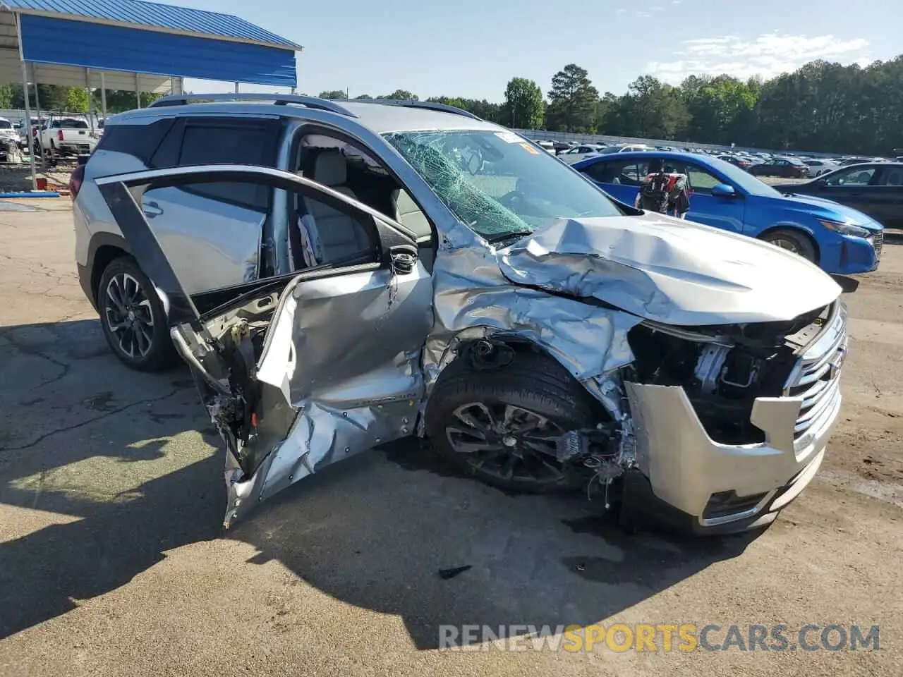 4 fotografías del automóvil dañado 3GKALPEV4NL107205 GMC TERRAIN 2022
