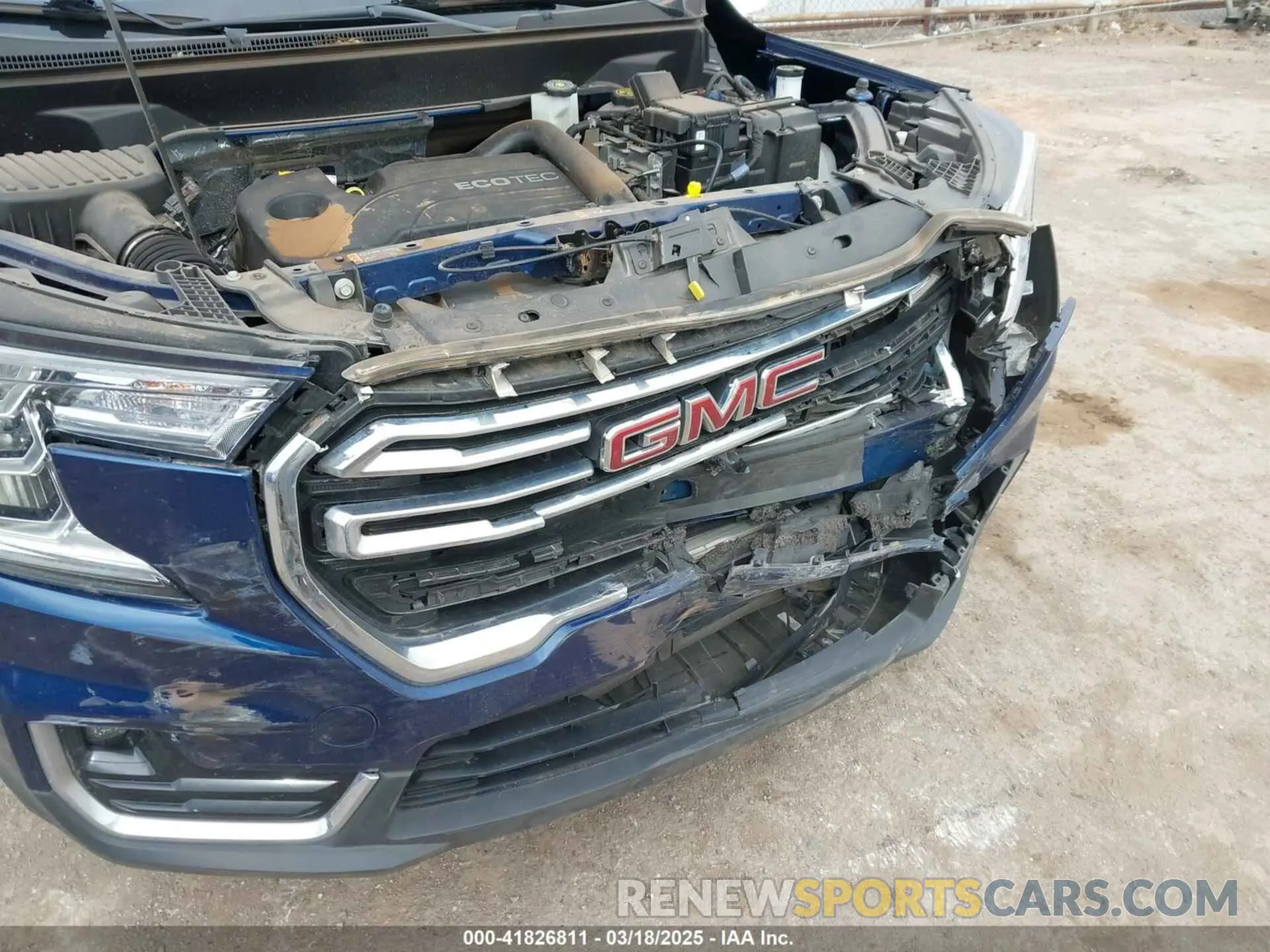 6 fotografías del automóvil dañado 3GKALPEV4NL282506 GMC TERRAIN 2022