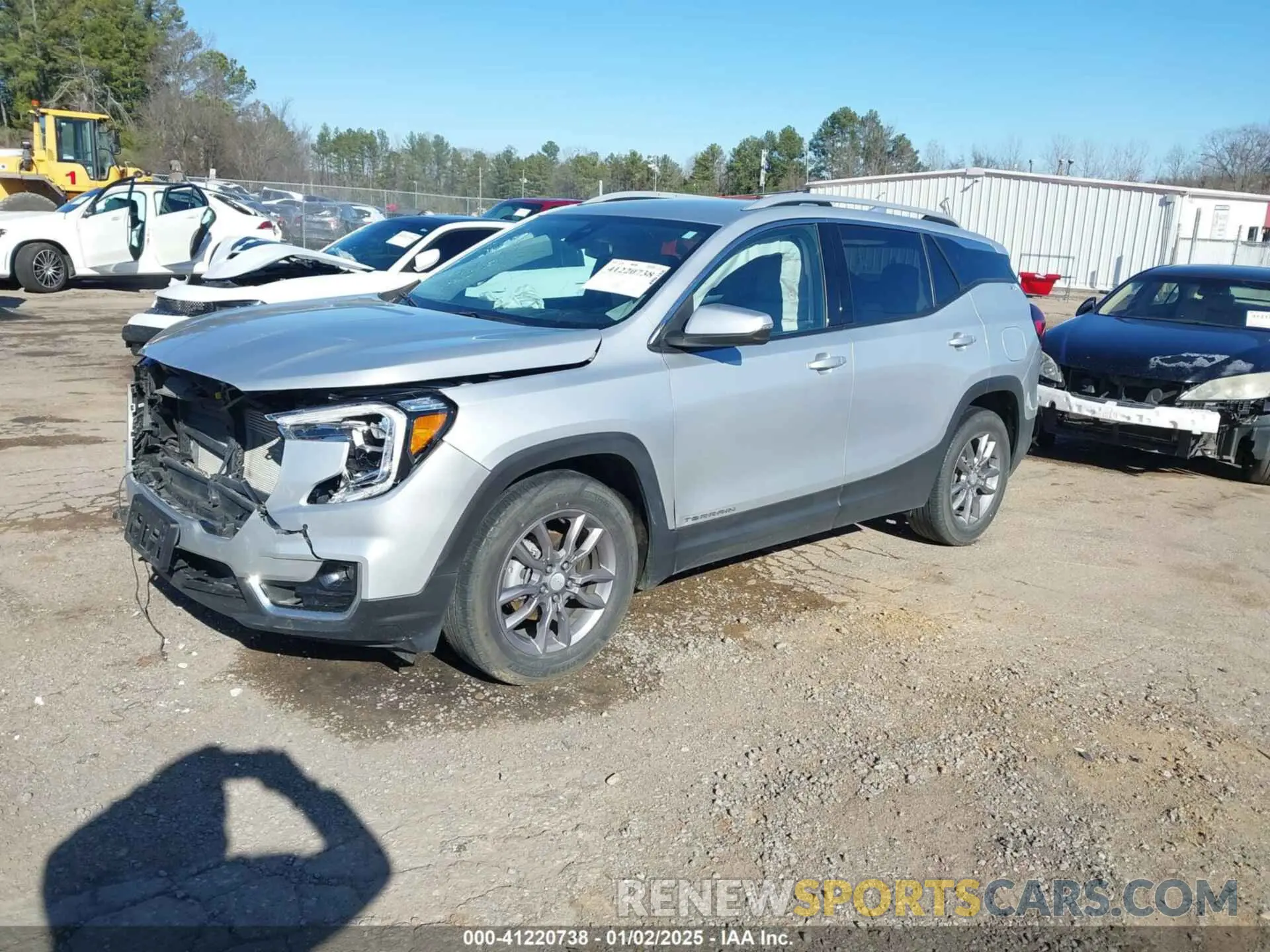 2 fotografías del automóvil dañado 3GKALPEV7NL106825 GMC TERRAIN 2022