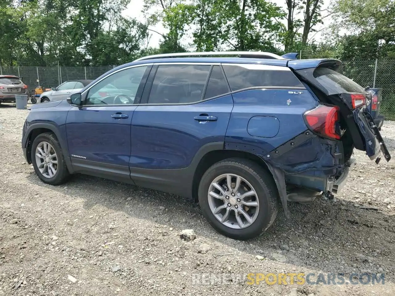 2 fotografías del automóvil dañado 3GKALPEV9NL209454 GMC TERRAIN 2022