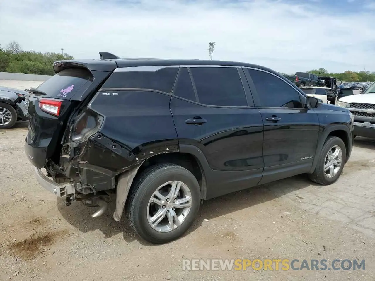 3 fotografías del automóvil dañado 3GKALTEV0NL111163 GMC TERRAIN 2022