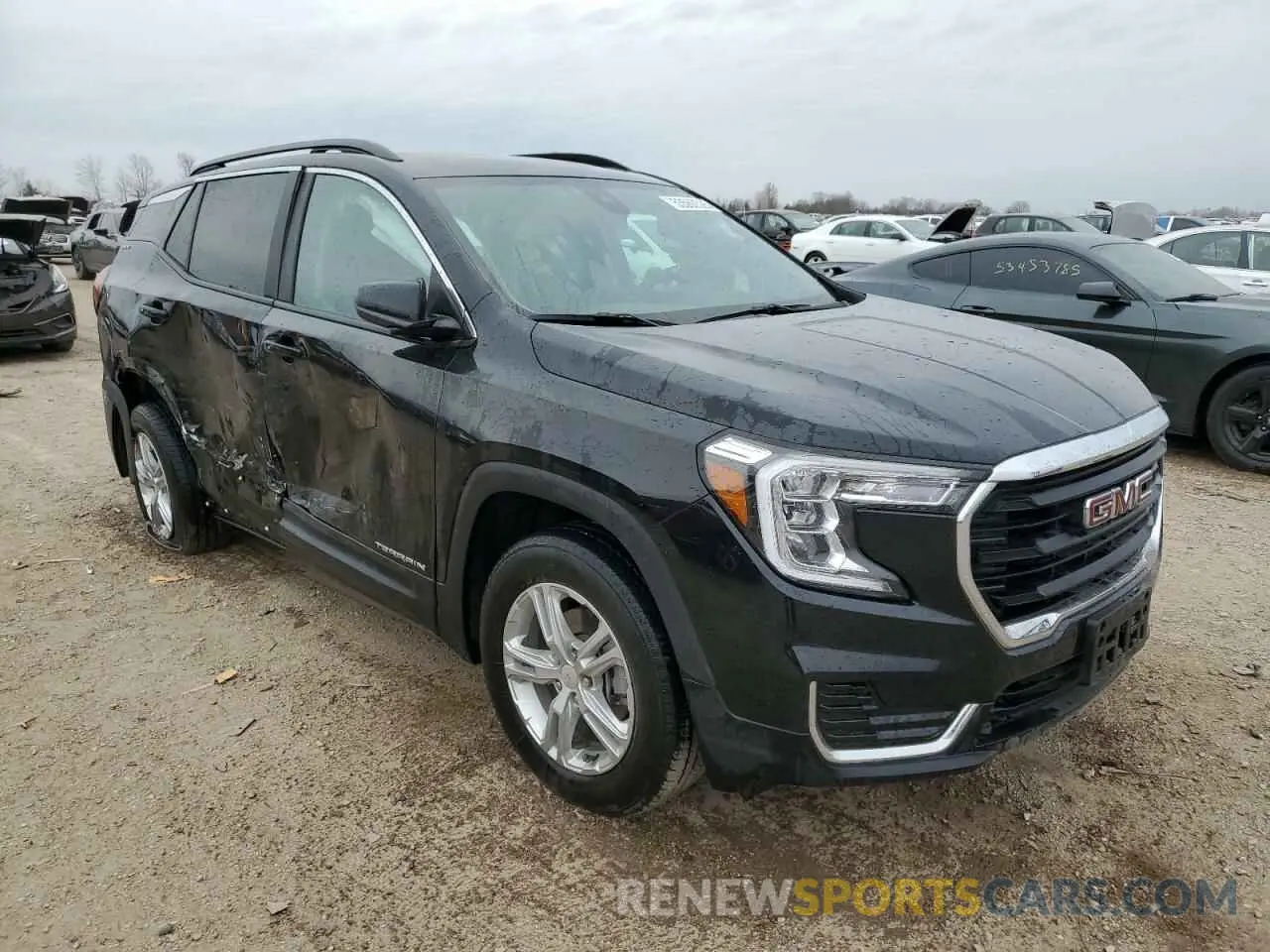 4 fotografías del automóvil dañado 3GKALTEV0NL265145 GMC TERRAIN 2022