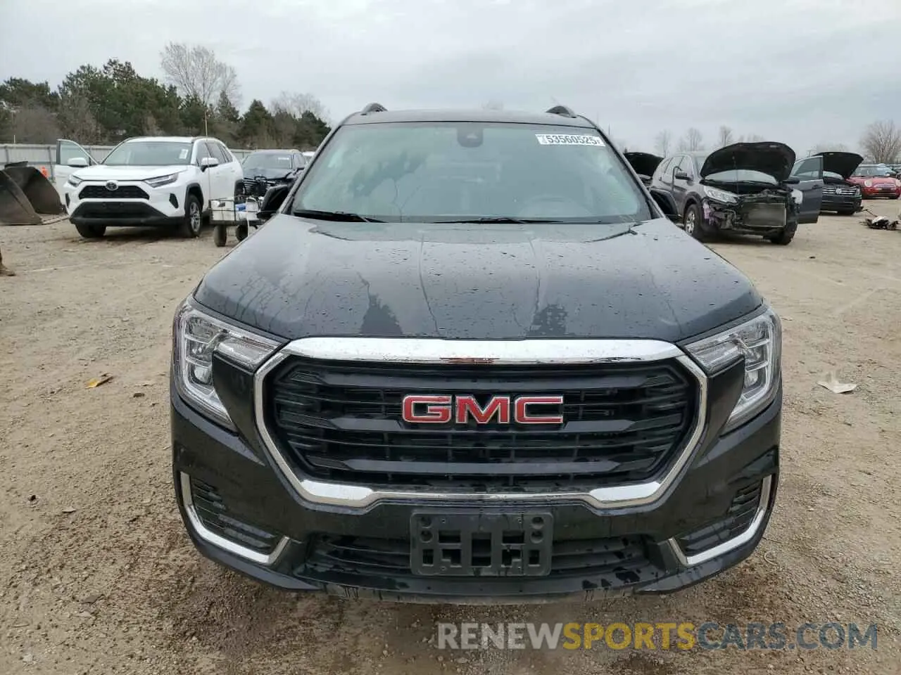 5 fotografías del automóvil dañado 3GKALTEV0NL265145 GMC TERRAIN 2022