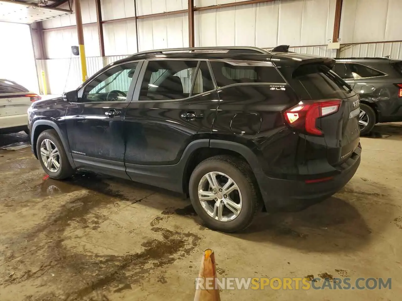 2 fotografías del automóvil dañado 3GKALTEV1NL221767 GMC TERRAIN 2022
