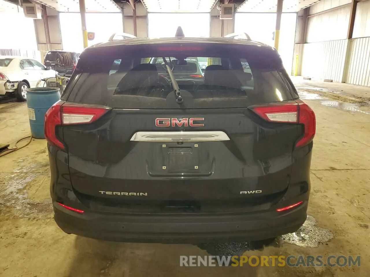 6 fotografías del automóvil dañado 3GKALTEV1NL221767 GMC TERRAIN 2022