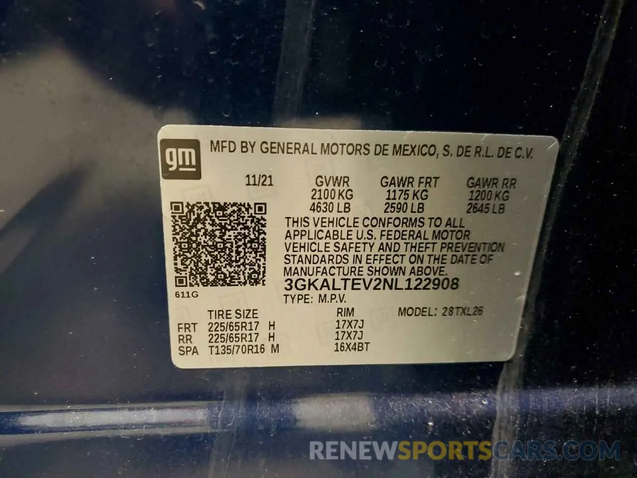 13 fotografías del automóvil dañado 3GKALTEV2NL122908 GMC TERRAIN 2022