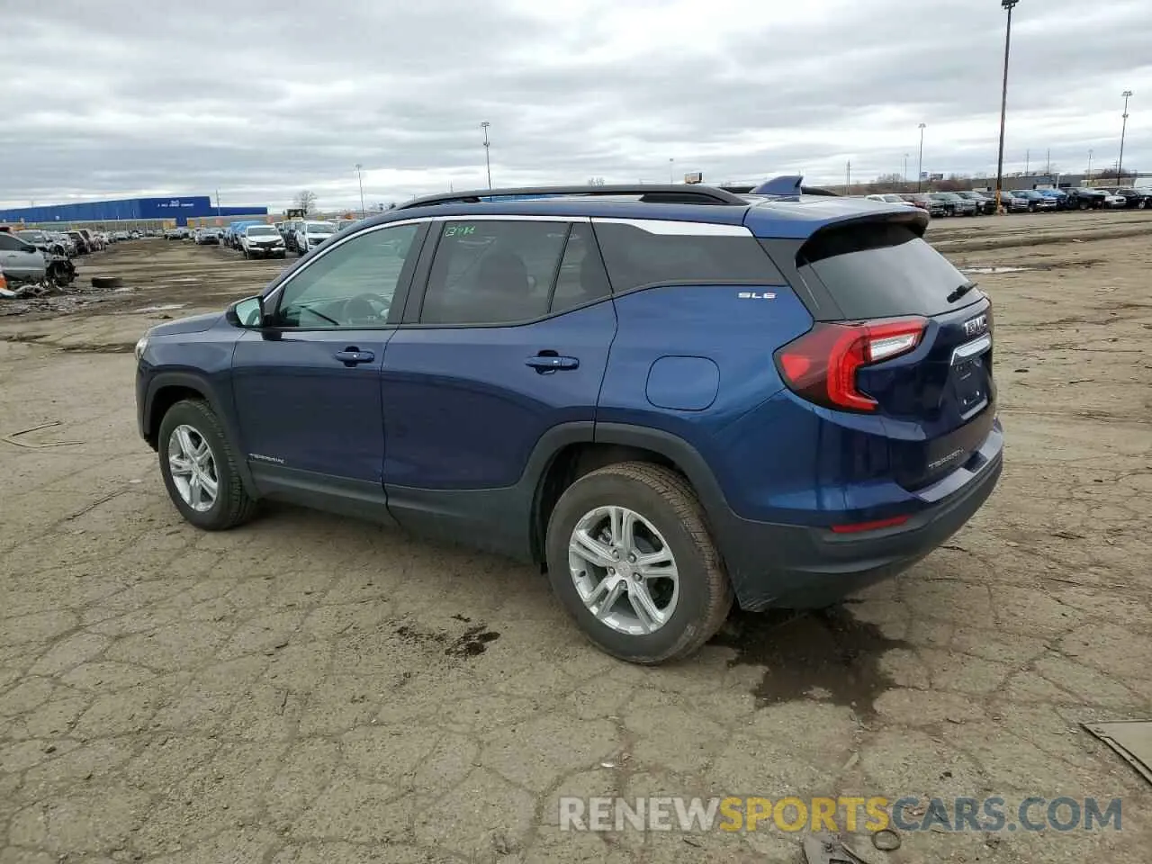 2 fotografías del automóvil dañado 3GKALTEV3NL222273 GMC TERRAIN 2022