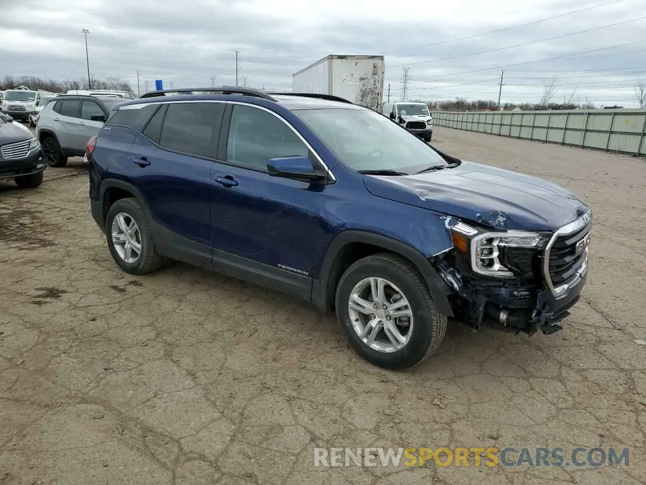4 fotografías del automóvil dañado 3GKALTEV3NL222273 GMC TERRAIN 2022