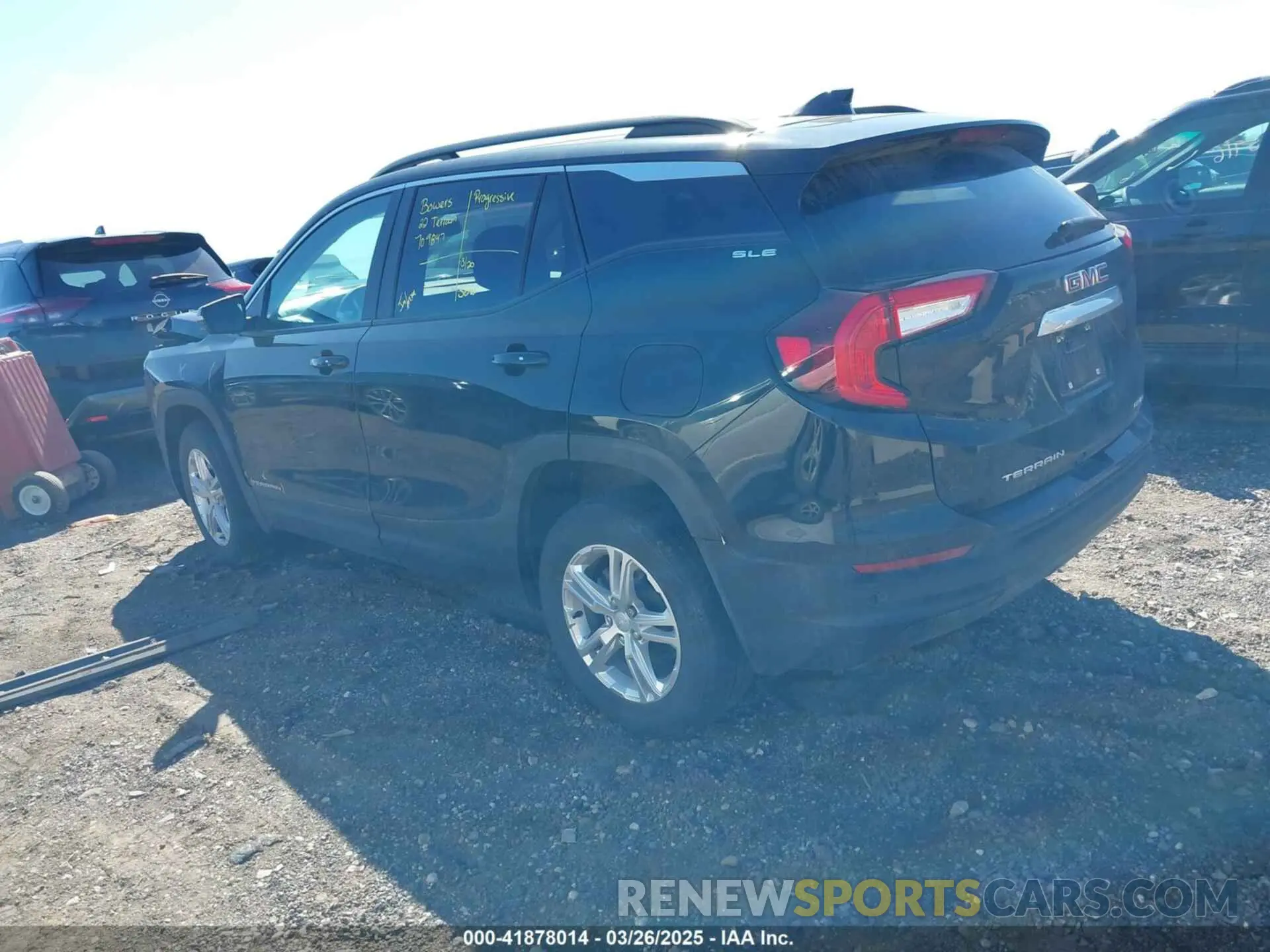 3 fotografías del automóvil dañado 3GKALTEV4NL104801 GMC TERRAIN 2022