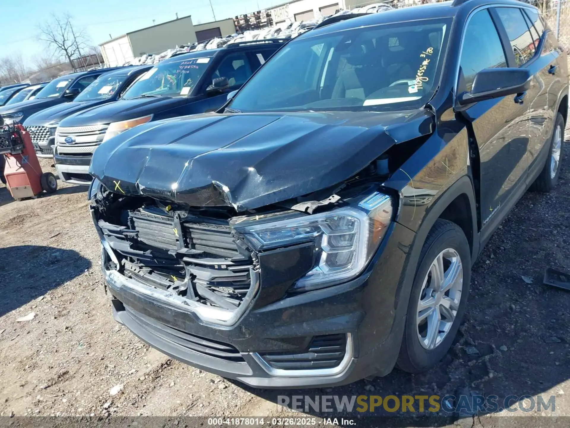 6 fotografías del automóvil dañado 3GKALTEV4NL104801 GMC TERRAIN 2022