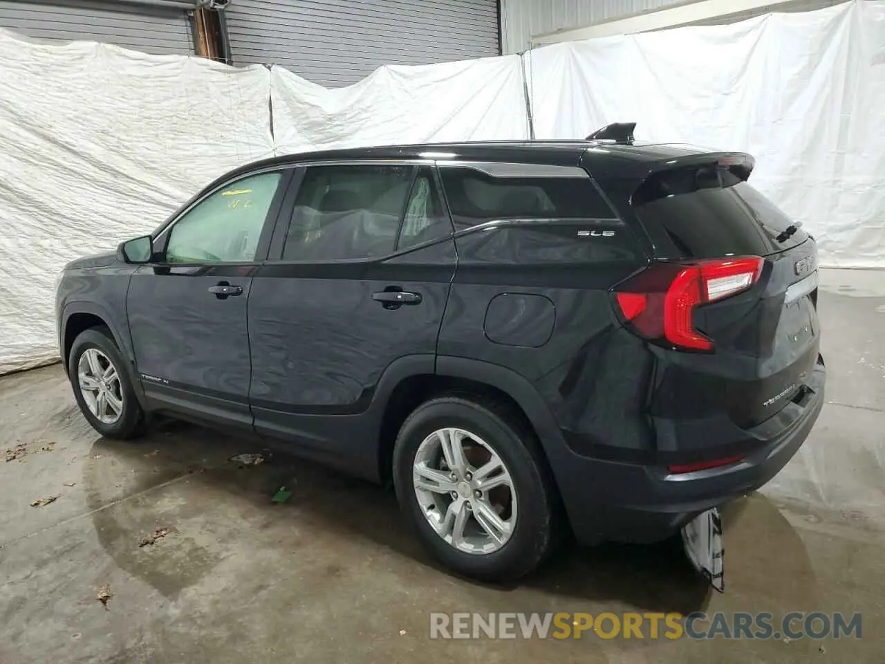 2 fotografías del automóvil dañado 3GKALTEV4NL177781 GMC TERRAIN 2022