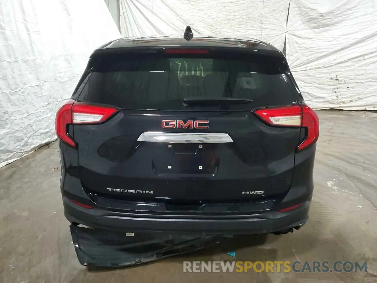 6 fotografías del automóvil dañado 3GKALTEV4NL177781 GMC TERRAIN 2022