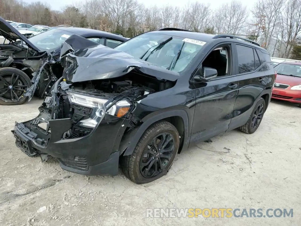 1 fotografías del automóvil dañado 3GKALTEV4NL278495 GMC TERRAIN 2022