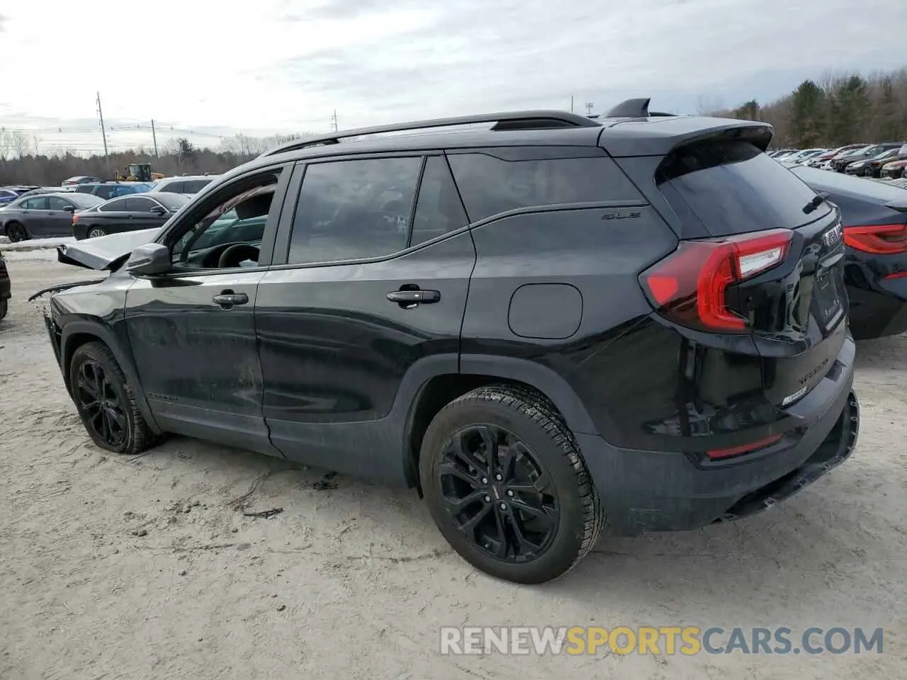 2 fotografías del automóvil dañado 3GKALTEV4NL278495 GMC TERRAIN 2022